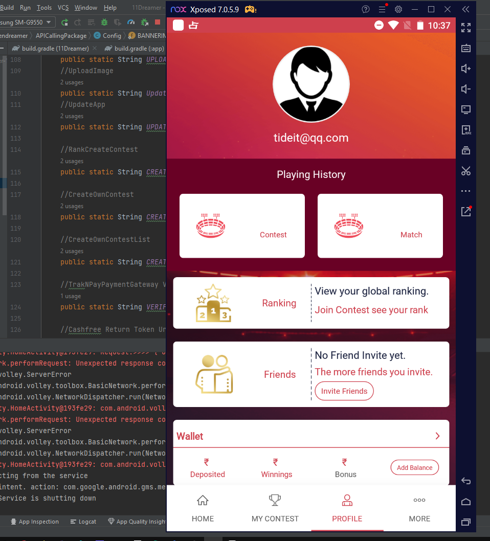 一个梦幻体育竞猜平台Fantasy Sports Platform，用户可以创建虚拟队伍、参加体育比赛竞猜、赢取奖金。